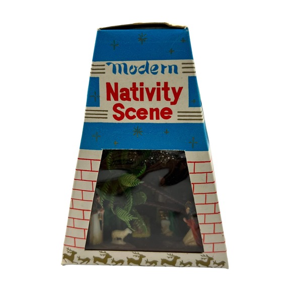 Set of 4 small vintage Christmas Holidays decorations - Picture 9 of 13